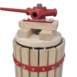 vidaXL Fruit- en wijnpers 6 L