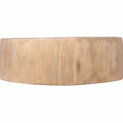 vidaXL Fruitschaal JEPARA Teakbruin Ø 30 cm Massief Teakhout