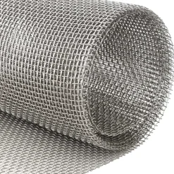 vidaXL Gaas Scherm 20 x 200 cm 6 Mesh RVS 201 Zilverkleurig