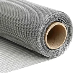 vidaXL Gaas Scherm 20 x 500 cm 20 Mesh RVS 201 Zilverkleurig