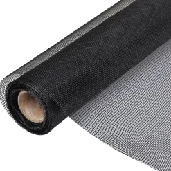 vidaXL Gaas 100x500 cm glasvezel zwart