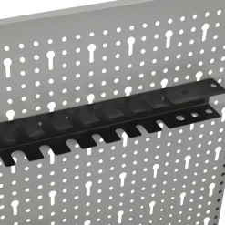 vidaXL Gaatjespaneel wandgemonteerd 3 st 40x58 cm staal