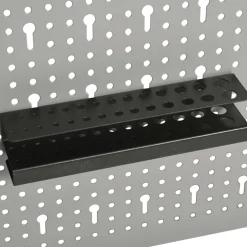vidaXL Gaatjespaneel wandgemonteerd 3 st 40x58 cm staal
