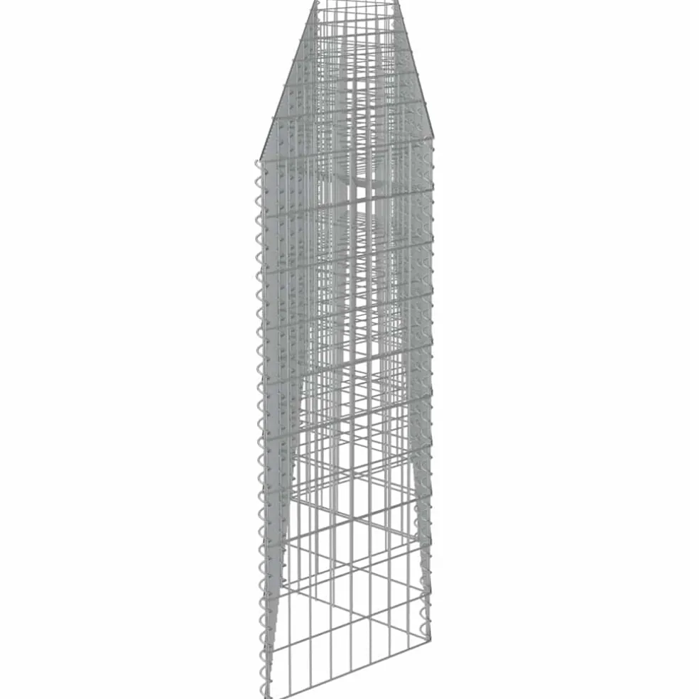 vidaXL Gabion mand 450x30x100 cm gegalvaniseerd staal