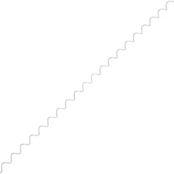 vidaXL Gabionspiralen 24 st 100 cm gegalvaniseerd staal