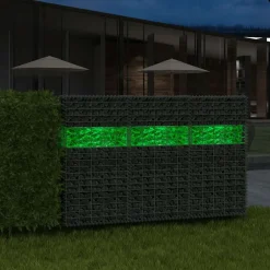 vidaXL Gabion stenen 25 kg groen 60-120 mm glas