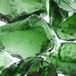 vidaXL Gabion stenen 25 kg groen 60-120 mm glas