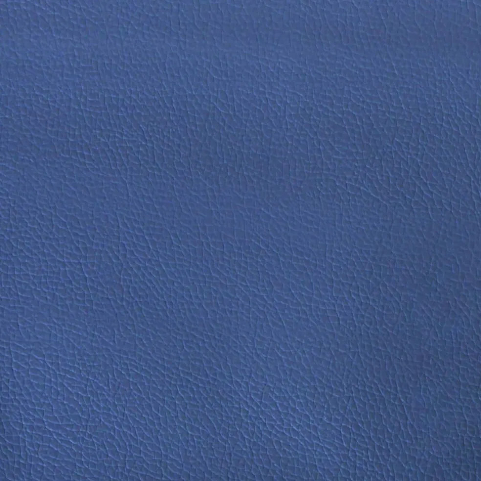 vidaXL Gamestoel draaibaar met voetensteun kunstleer zwart en blauw