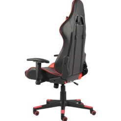 vidaXL Gamestoel draaibaar PVC rood