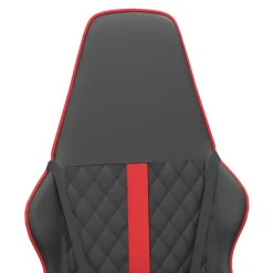 vidaXL Gamestoel kunstleer zwart en rood