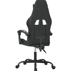 vidaXL Gamestoel kunstleer zwart en camouflage