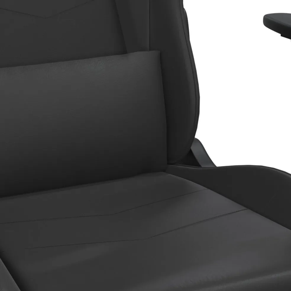 vidaXL Gamestoel kunstleer zwart