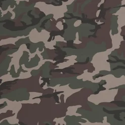 vidaXL Gamestoel met voetensteun stof zwart en camouflage