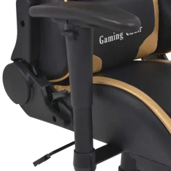 vidaXL Gaming Stoel Goud 70 x 71 x 136 cm Kunstleer