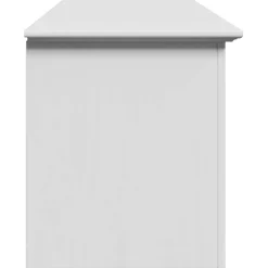 vidaXL Gangbank BODO 114x40x45 cm wit