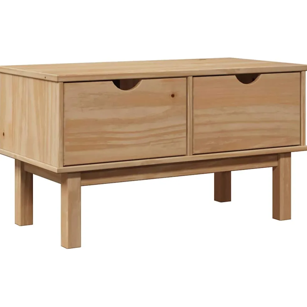 vidaXL Gangbankje OTTA 80x40x45 cm massief grenenhout