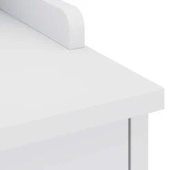 vidaXL Gangbankje SANDNES wit 45x40x50 cm massief grenenhout