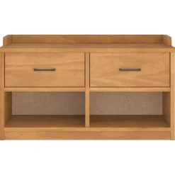 vidaXL Gangbankje SANDNES 87x40x50 cm massief grenenhout