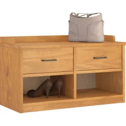 vidaXL Gangbankje SANDNES 87x40x50 cm massief grenenhout