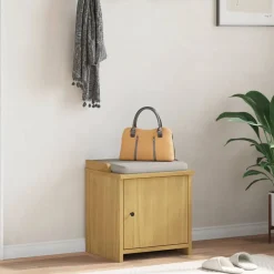 vidaXL Gangbankje SANDNES 45x40x50 cm massief grenenhout
