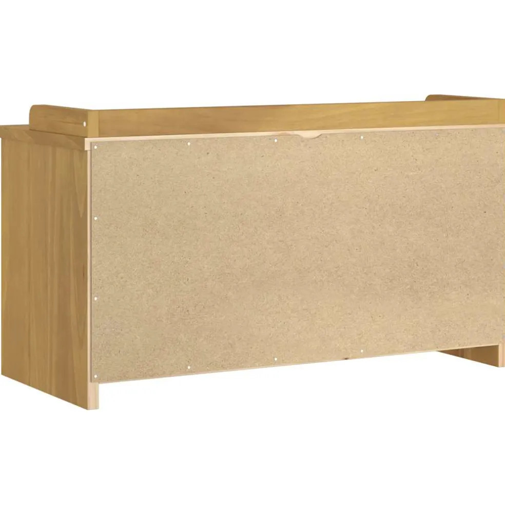 vidaXL Gangbankje SANDNES 87x40x50 cm massief grenenhout