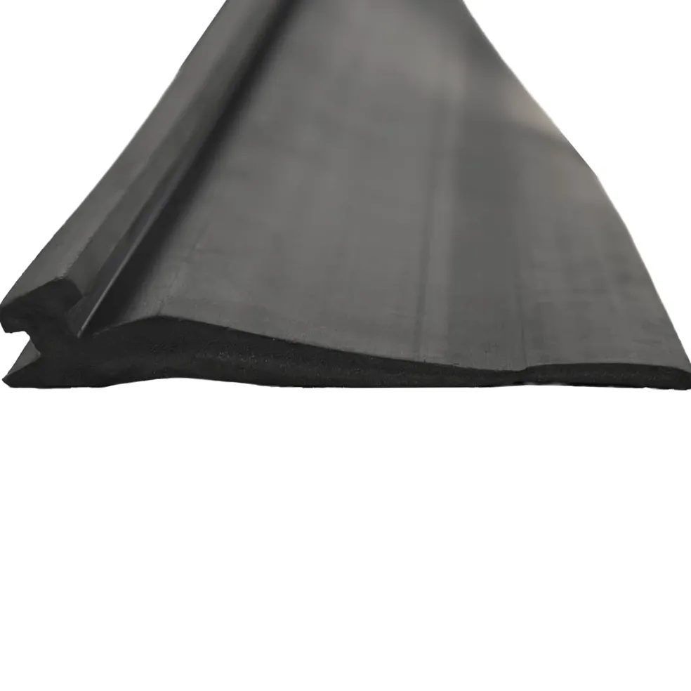 vidaXL Garage Deurafsluiting Zwart 52 x 2 mm 2,5 m PVC