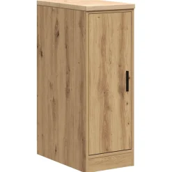 vidaXL Garagekasten 2 st bewerkt hout ambachtelijk eikenhout