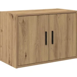 vidaXL Garagekasten 6 st bewerkt hout ambachtelijk eikenhout