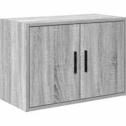 vidaXL Garagekasten 2 st bewerkt hout sonoma grijs
