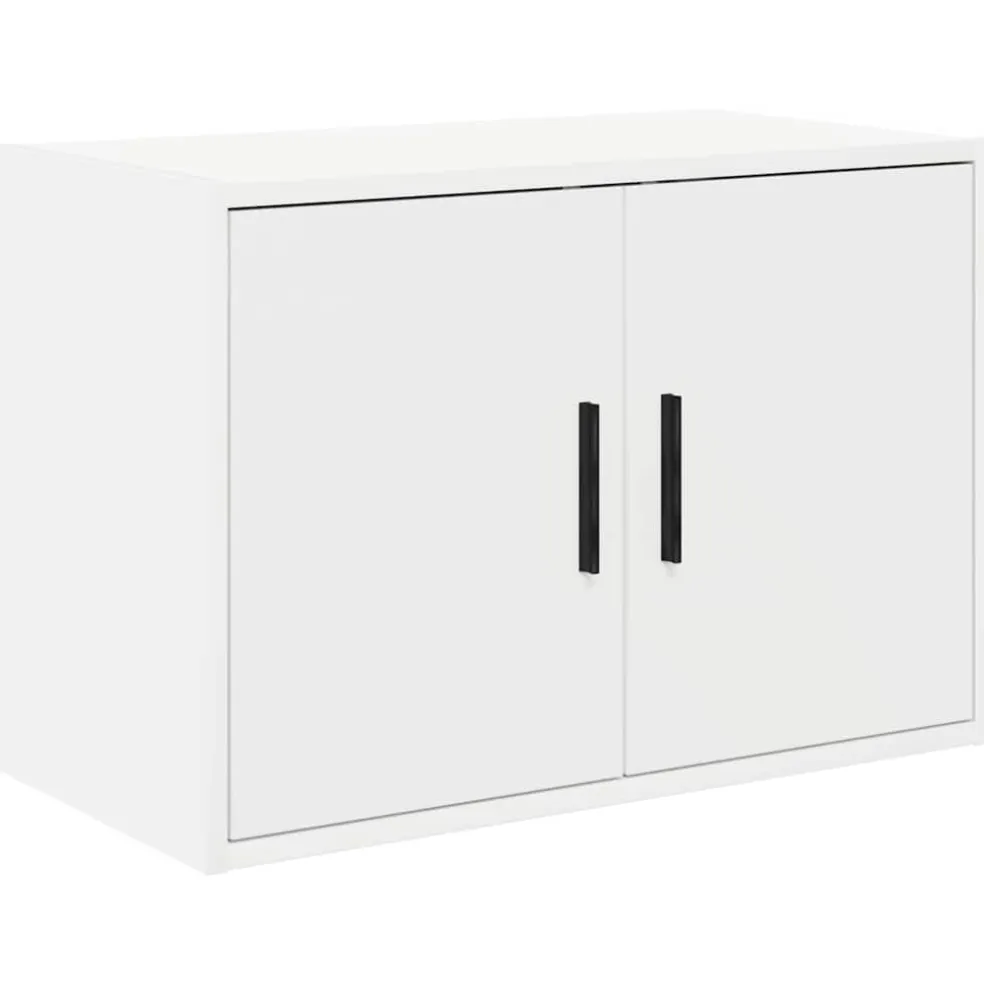 vidaXL Garagekasten 6 st spaanplaat wit