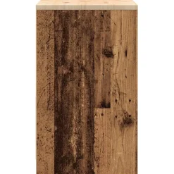 vidaXL Garagekast 60x51x85 cm massief grenenhout oud hout