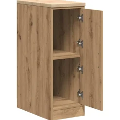 vidaXL Garagekast 30x51x85 cm massief grenenhout artisan eikenkleurig