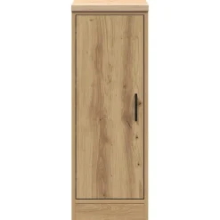 vidaXL Garagekast 30x51x85 cm massief grenenhout artisan eikenkleurig