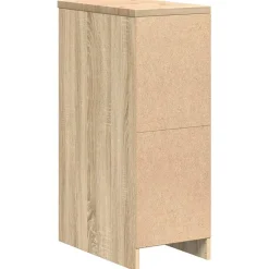vidaXL Garagekast 30x51x85 cm massief grenenhout sonoma eikenkleurig