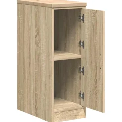 vidaXL Garagekast 30x51x85 cm massief grenenhout sonoma eikenkleurig