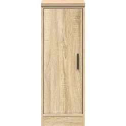 vidaXL Garagekast 30x51x85 cm massief grenenhout sonoma eikenkleurig