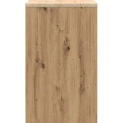 vidaXL Garagekast 60x51x85 cm massief grenenhout artisan eikenkleurig
