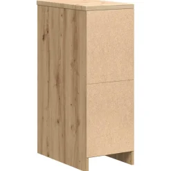 vidaXL Garagekast 30x51x85 cm massief grenenhout artisan eikenkleurig
