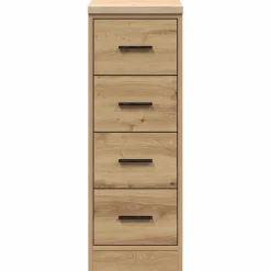 vidaXL Garagekast 30x51x85 cm massief grenenhout artisan eikenkleurig
