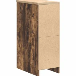 vidaXL Garagekast 30x51x85 cm massief grenenhout gerookt eiken