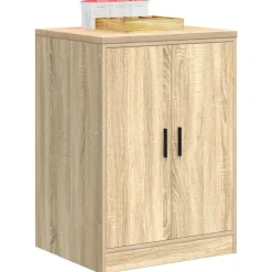 vidaXL Garagekast 60x51x85 cm massief grenenhout sonoma eikenkleurig