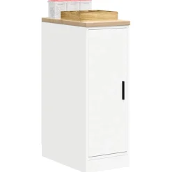 vidaXL Garagekast 30x51x85 cm massief grenenhout zwart