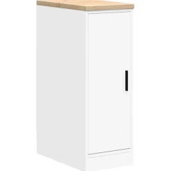 vidaXL Garagekast 30x51x85 cm massief grenenhout zwart