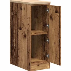 vidaXL Garagekast 30x51x85 cm massief grenenhout oud hout