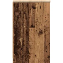 vidaXL Garagekast 30x51x85 cm massief grenenhout oud hout