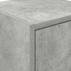 vidaXL Garagewandkasten 2 st bewerkt hout betongrijs