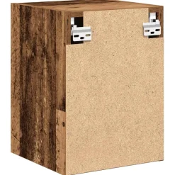 vidaXL Garage wandkasten 2 st bewerkt hout oud hout