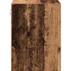 vidaXL Garage wandkasten 2 st bewerkt hout oud hout