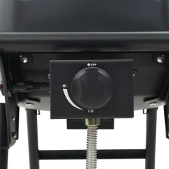 vidaXL Gasbarbecue met kookzone zwart