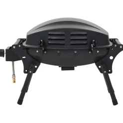 vidaXL Gasbarbecue met kookzone zwart